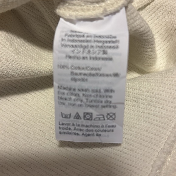 Madewell textured off-white top - Picture 9 of 10